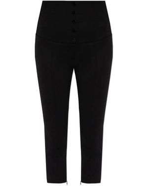 Jacquemus Cropped Trousers - Negro