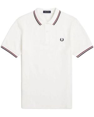 Fred Perry Polo Shirts - White