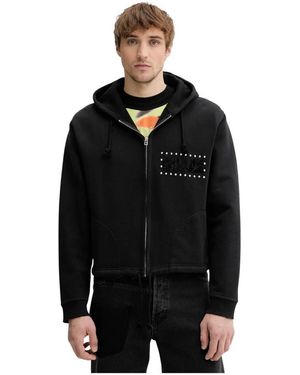 Bluemarble Zip-Through Hoodie - Schwarz