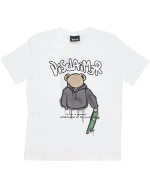 DISCLAIMER T-Shirts - Bianco