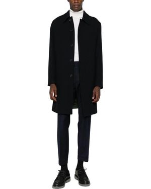 Manuel Ritz Single-Breasted Coats - Negro