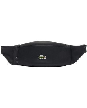 Lacoste Tassen ,Zwart ,Zwarte Rits Heuptas Nh 3317Lv
