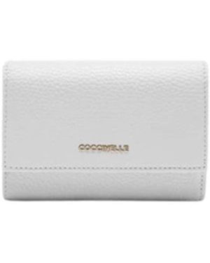 Coccinelle Accessoires ,Wit ,Leer Metallic Medium