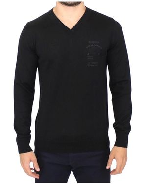 Ermanno Scervino Maglione pullover a v - Nero