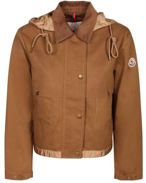 Moncler Light Jackets - Marrón