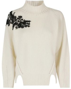 Ermanno Scervino Rollkragenpullover - Weiß