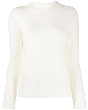 Drumohr Round-Neck Knitwear - White