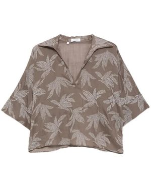 Barba Napoli Blouses - Marrone