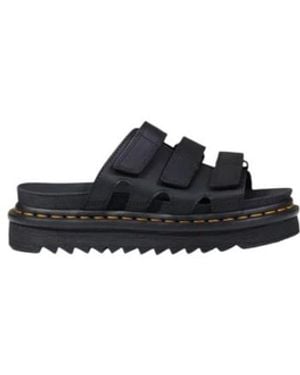 Dr. Martens Leren Platform Schoenen - Blauw