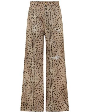 Amiri Jeans ,Veelkleurig ,Katoen Deer Carpenter Jeans - Naturel