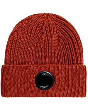 C.P. Company Beanies - Rojo