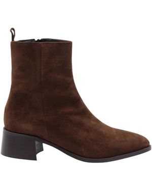 E mia Heeled Boots - Marrone