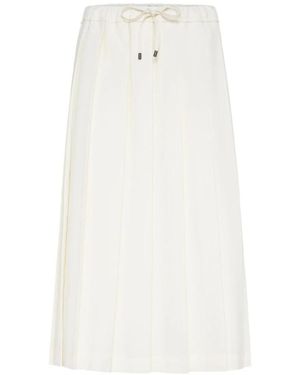 Brunello Cucinelli Midi Skirts - Wit