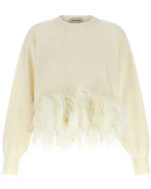 Alberta Ferretti Round-Neck Knitwear - Neutro
