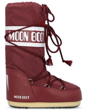 Moon Boot Icon Nylon Laarzen - Rood