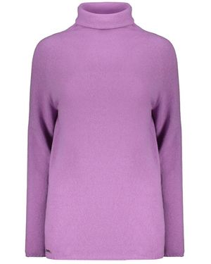 Moorer Kaschmir-Rollkragenpullover - Lila