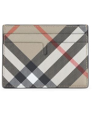 Burberry Accessoires ,Katoen Sandon Card Holder - Metallic