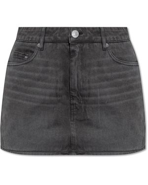 Ami Paris Gonna in jeans - Grigio