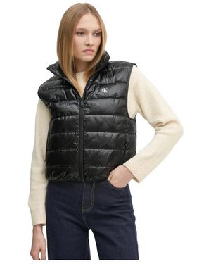 Calvin Klein Schwarze Parka Jacke Mit Recycelter Füllung