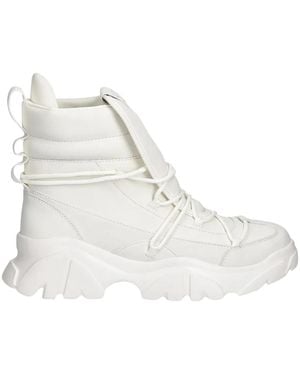 EA7 Lace-Up Boots - Blanco