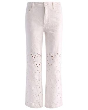 Alice + Olivia Cropped Jeans - Pink
