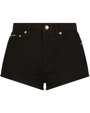 Dolce & Gabbana Denim Shorts - Black