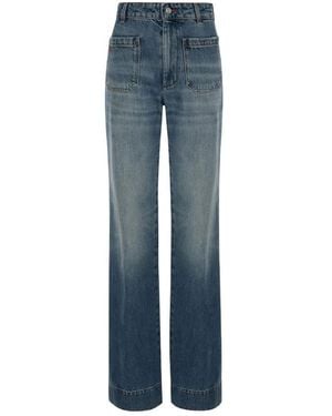 Victoria Beckham Straight Jeans - Azul