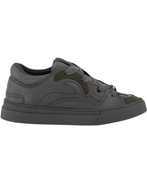 flâneur Grauer Sneaker Mit Wildleder Und Nylon - Schwarz