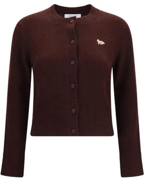 Maison Kitsuné Cardigans - Brown