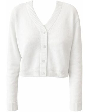 CLOEYS Colourblock Cardigan - Weiß