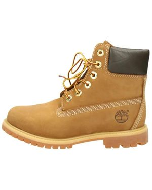 Timberland Schoenen ,Bruin ,Leer Premium 6-Inch Veterboot - Naturel