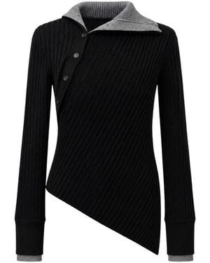Egonlab Round-Neck Knitwear - Black