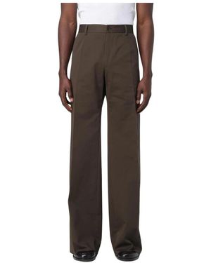 Dolce & Gabbana Wide Trousers - Grigio
