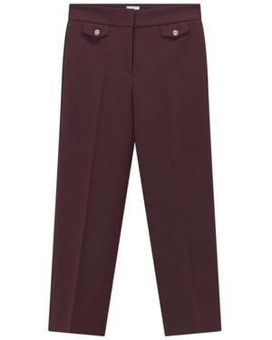 Seductive Straight Trousers - Viola