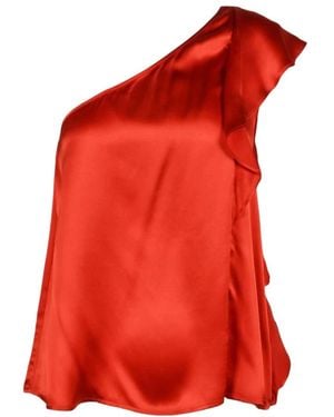 L'Autre Chose Seidenbluse - Rot