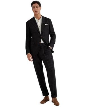 Brunello Cucinelli Mb401Ldtr Anzug - Schwarz