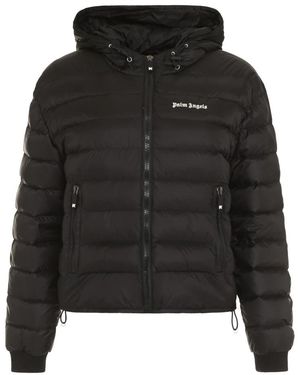 Palm Angels Down Jackets - Black