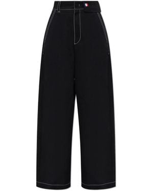 Moncler Wide Trousers - Black