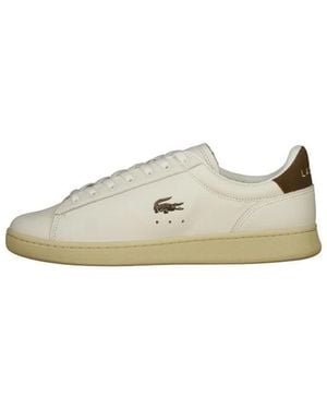 Lacoste Schoenen ,Katoen Carnaby Set Leren Sneakers - Naturel