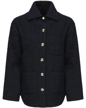 Pinko Tweed Jackets - Blue