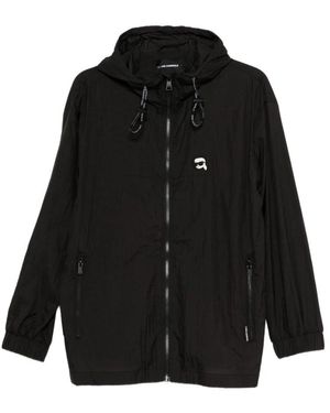 KARL LAGERFELD Parka Corto Karlito - Zwart