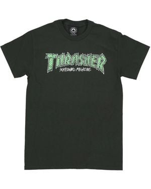 Thrasher Grünes Herren Tee Kurzarm