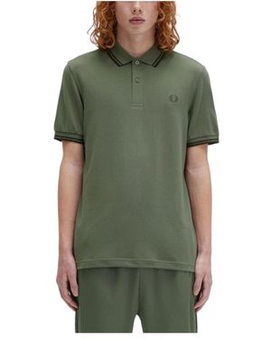 Fred Perry Polo Shirts - Green