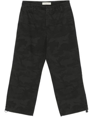 Stay Human On Earth Wide Trousers - Black