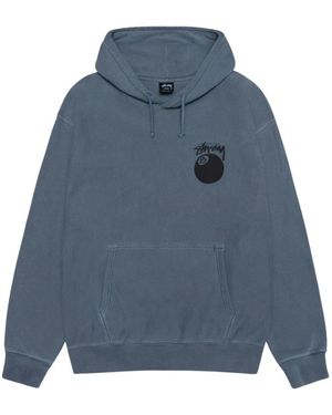 Stussy Oversized Pigment Dyed Hoodie - Blauw