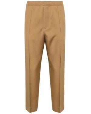 Lanvin Tapered Elasticated Trousers For Ss24 Collection - Natural