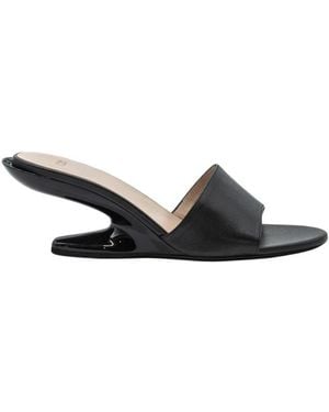 N°21 Heeled Mules - Black
