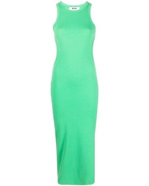 MSGM Midi Dresses - Green