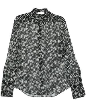 Fendi Crazy Dama Georgette Overhemd - Grijs