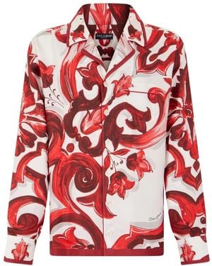 Dolce & Gabbana Casual Shirts - Red